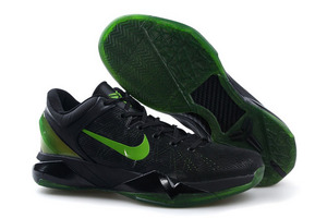 Kobe Bryant VII(7) Black/Green Basketball Shoes