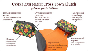 Сумка Petunia Cross Town Clutch: Santiago Sunset