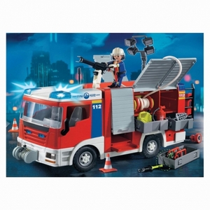 Пожарная служба: Пожарная машина со шлангом и съемной крышей (Playmobil 4821pm)