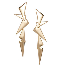 Metal Shard Drop Earrings