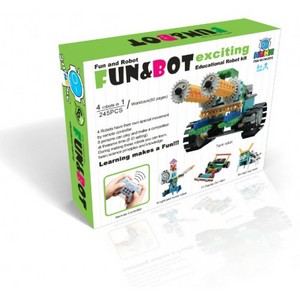 Конструктор роботов на пульте управления Fun&Bot 3 (4 в одном)