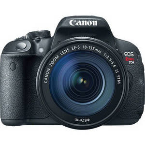 Canon EOS Rebel T5i DSLR Camera with EF-S 18-135mm f/3.5-5.6 IS STM Lens