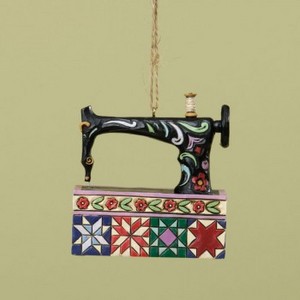 Vintage Sewing Machine Hanging Ornament