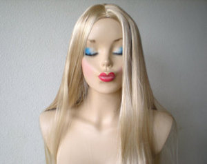 blonde wig for Halloween
