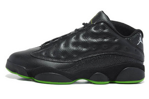 Mens Black/Altitude Green Sneakers Jordan 13 Retro Online