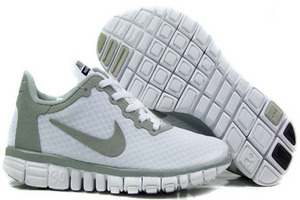 Nike Free 3.0 V2 Grey White-Womens