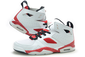 Nike Air Jordan Flight Club 91 White Gym Red Black Mens Shoes