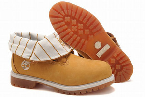 Timberland Roll Top Boot Wheat White Womens