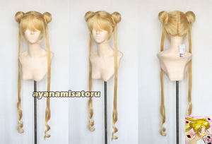 Sailor Moon Usagi Tsukino  Cosplay Costume Wig