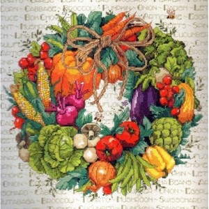 023-0312 Набор для вышивания Janlynn " Vegetable Wreath", 260, 023-0312, Janlynn