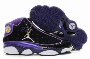 Air Jordan XIII 13:Black/Purple Colorways Female Basketball Shoes