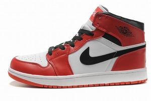 White & Red Nike Air Jordan 1 Big Size 14 and 15