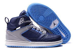 Men Blue and Grey Air Jordan Sixty Club Sport NBA Sneakers