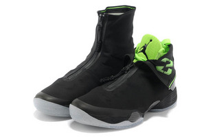 Michael Shoes: Custom "Black/Electric Green/White" Jordan Retro XX8 Basketball