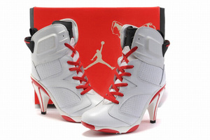 Nike Air Jordan VI 6 Heels White/Red