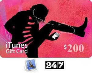 iTunes Gift Card 200$