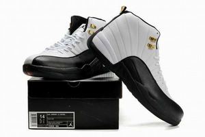 Nike Air Jordan 12 Size14 Size15 Big Shoes White Black