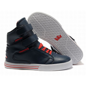 Supra TK Society High Tops Navy Blue Red/White Men's