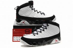 nike jordan ix big size shoes white black