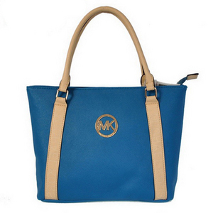 Michael Kors Jet Set Travel Small Blue Satchel Bag