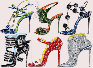 Необычные туфельки Manolo Blahnik