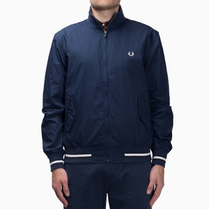 Куртка Fred Perry Coated Cotton Bomber Dark Carbon