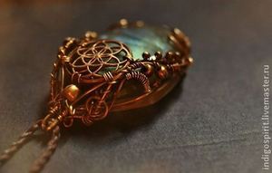 Подвеска с Лабрадором - "Семя Жизни"