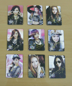 Girl's Generation I GOT A BOY wallet cards