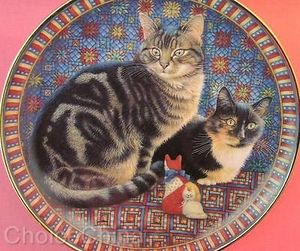 Настенные тарелки Lesley Ann Ivory`s cats