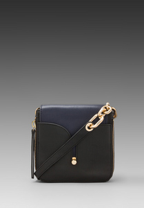 POUR LA VICTOIRE Add To Boutique Crossbody Bag in Black/Navy