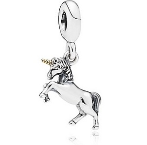 PANDORA Dangle Charm  Unicorn
