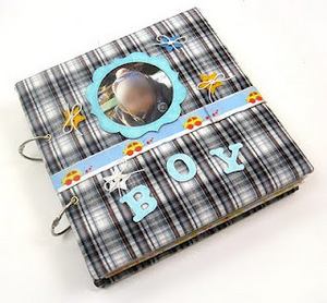 Сделать скрапальбом щекунчику о первом годике жизни