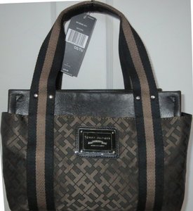 Tommy Hilfiger Tote Canvas DK Chocolate Small