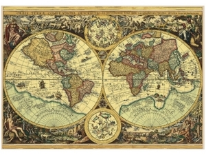 пазл карта мира
