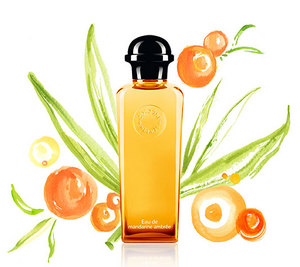 Perfume Hermes Eau de mandarine ambr&#233;e.