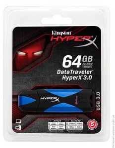 Хочу такую флешку  HyperX (DTHX30/64GB) Blue/Black