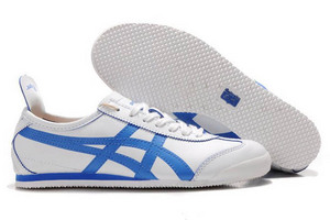 Mens Onitsuka Tiger Mexico 66 Lauta White-Blue Shoes