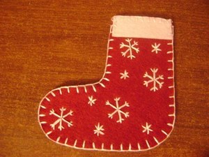 рождественский носочек