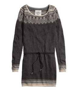 вязаное платье H&M