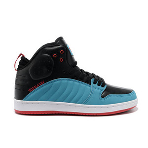 Supra S1W Stevie Williams Black Suede Light Blue Red Footwear