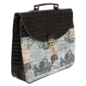 Сумка-портфель "Карта путешественника"