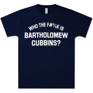 футболка/майка "Who the f**k is Bartholomew Cubbins"