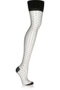Polka-dot stockings