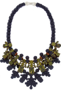 Ek Thongprasert Chalham cubic zirconia and silicone necklace