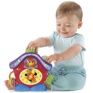 Fisher-Price Часы с кукушкой. Серия "Смейся и учись" от Mattel