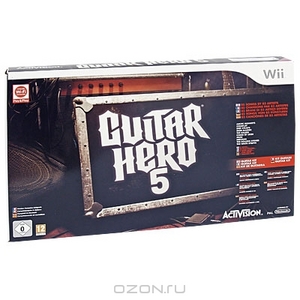 Guitar Hero 5 (Game & Wireless Guitar) (Wii)
