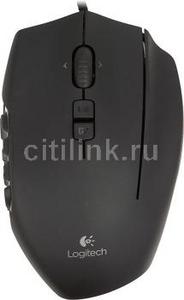 Мышь LOGITECH G600 MMO Gaming Mouse, лазерная, проводная, USB, retail, черный [910-002865]