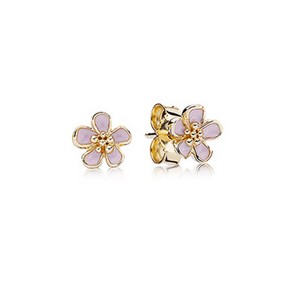 pandora earrings cherry blossom