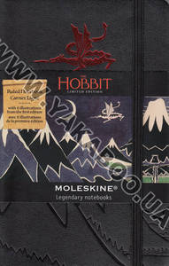 Карманная записная книжка Moleskine The Hobbit. Черная, в линию