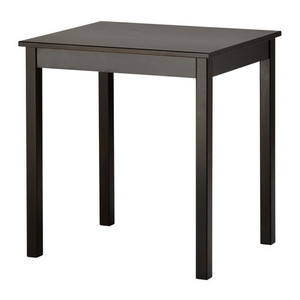 Стол для швейной машинки IKEA ОЛМСТАД коричнево-чёрный